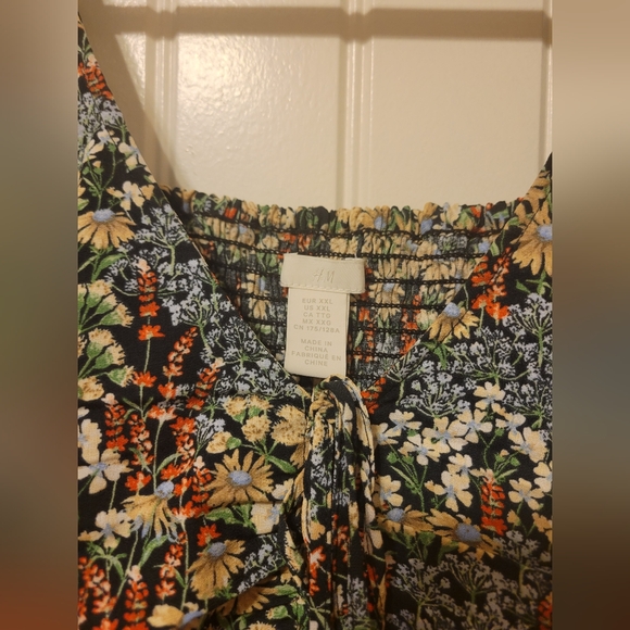 H&M floral long-sleeved top - Picture 2 of 5